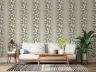 Elegant Botanical Striped Foliage Pattern Wallpaper 3