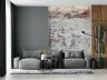 Distressed Whitewashed Brick Texture Wall Mural 2