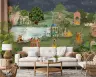 Enchanting Vrindavan Leela Garden Wall Mural 5