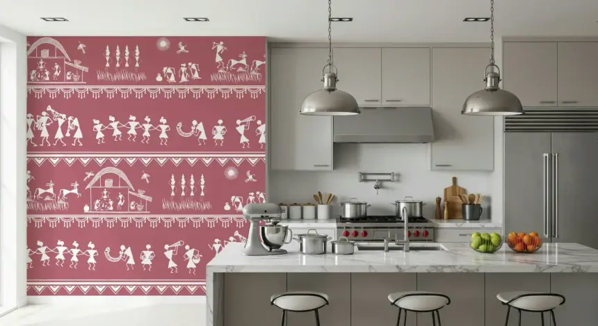 Warli Utsav Wall Mural
