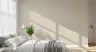 Elegant Cream Textured Scallop Pattern Wallpaper 2