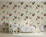 Playful Watercolor Farm Animals Wallpaper 3