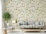 Watercolor Daisy Blossom Wall Mural 4