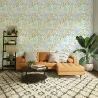 Pastel Watercolor Floral Bloom Wallpaper