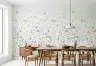 Delicate Watercolor Floral Meadow Wall Mural 4