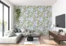 Playful Rococo Monkeys Grapevine Pattern Wallpaper 3