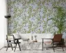 Playful Rococo Monkeys Grapevine Pattern Wallpaper 5