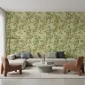 Whimsical Monkey & Grapevine Chinoiserie Wallpaper 2