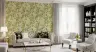 Whimsical Monkey & Grapevine Chinoiserie Wallpaper 4
