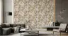 Rococo Style Pink Grapevine Monkey Pattern Wallpaper 2