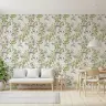 Chinoiserie Monkey Grapevine Pattern Wallpaper 4