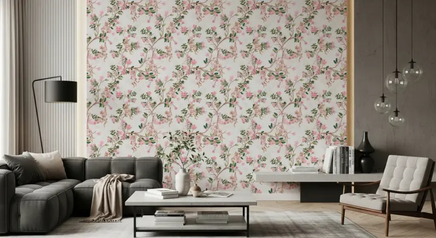Whimsical Rococo Monkeys Wine Festival Vintage Aristocratic Vineyard Garden Party White Wallpaper