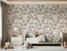 Whimsical Monkey Floral Vine Wallpaper 1