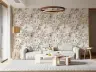 Vintage Watercolor Monkey and Grape Cluster Wallpaper 3