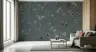 Sophisticated Woodland Animals Grey Botanical Wallpaper 2