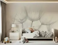 Ethereal Dandelion Seed Head Wall Mural