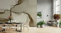 Earthy Abstract Flow Wall Mural