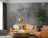 Misty Cherry Blossom Tree Wall Mural 3