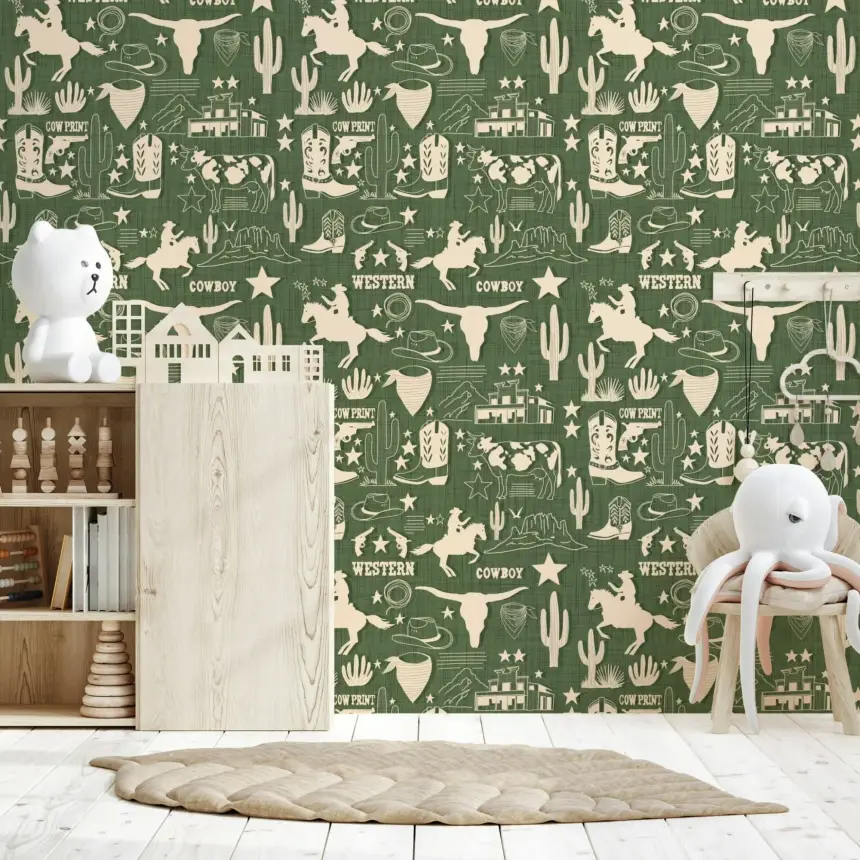 Wild West Sketch Wallpaper -3017184