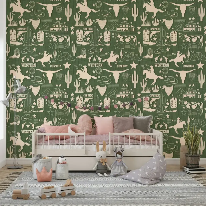 Wild West Sketch Wallpaper -3017184
