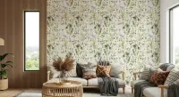 Wildflower Meadow Botanical Wallpaper