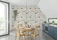 Vibrant Wildflower Meadow Botanical Wallpaper