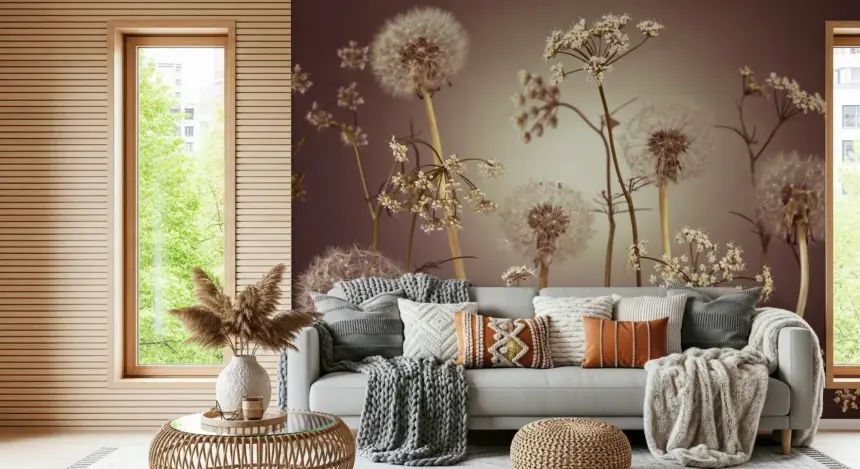 Wildflower Whispers Wall Mural