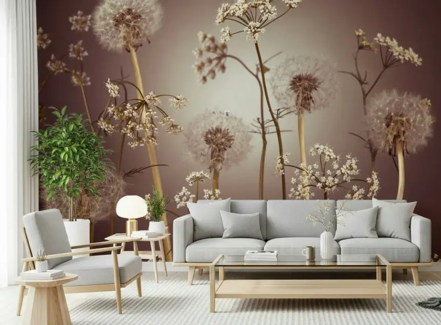 Wildflower Whispers Wall Mural