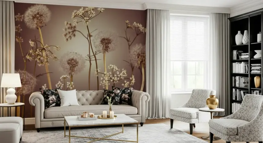 Wildflower Whispers Wall Mural