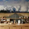 Scenic Mountain Road Wall Mural 2
