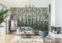 Ethereal Wisteria Cascade Wall Mural