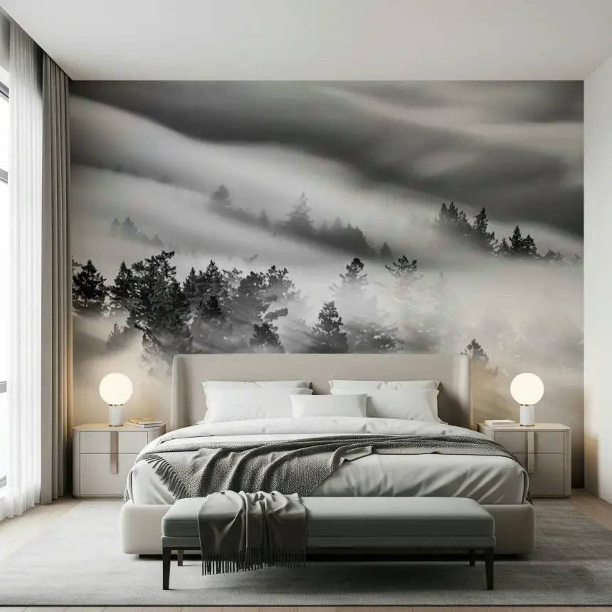 Woodland Mist Velocity Wall Mural - 2538724