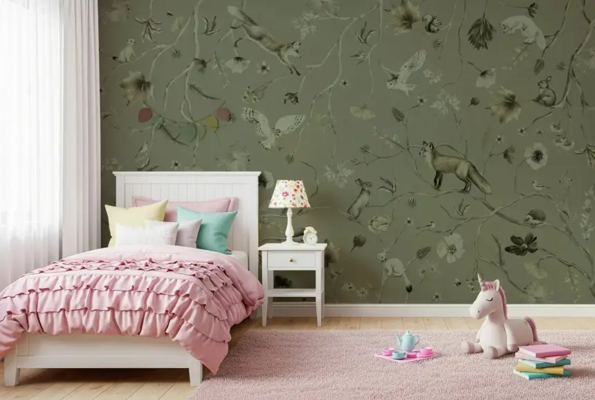 Woodland Whisper Wall Mural