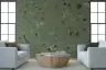 Enchanted Woodland Animals Sage Green Wall Mural 4