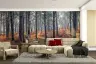 Autumn Woodland Forest Wall Mural 3