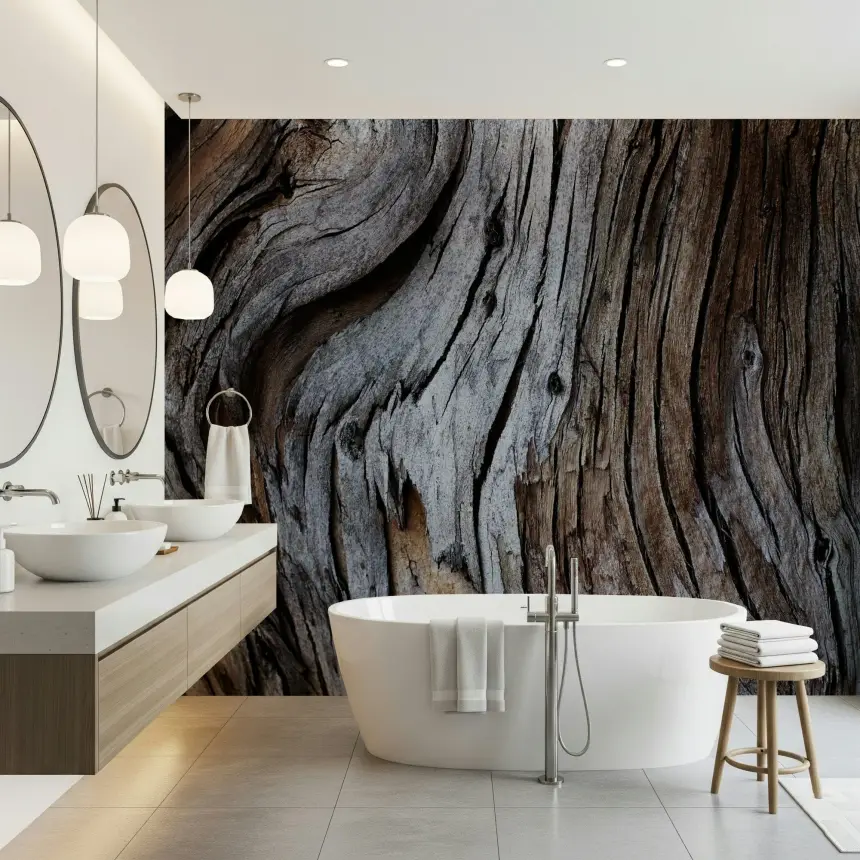 Worn Timber Wall Mural -2226210