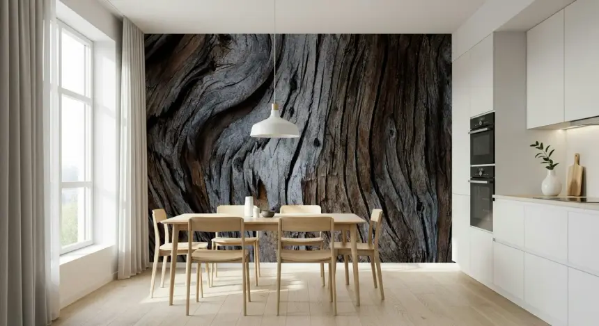 Worn Timber Wall Mural -2226210
