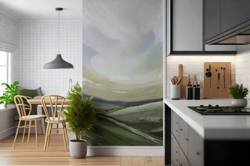 Yorkshire Landscape Oils Wall Mural