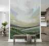 Abstract Countryside Vista Wall Mural 5