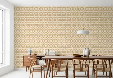 Geometric Sand Gold Pattern Wallpaper