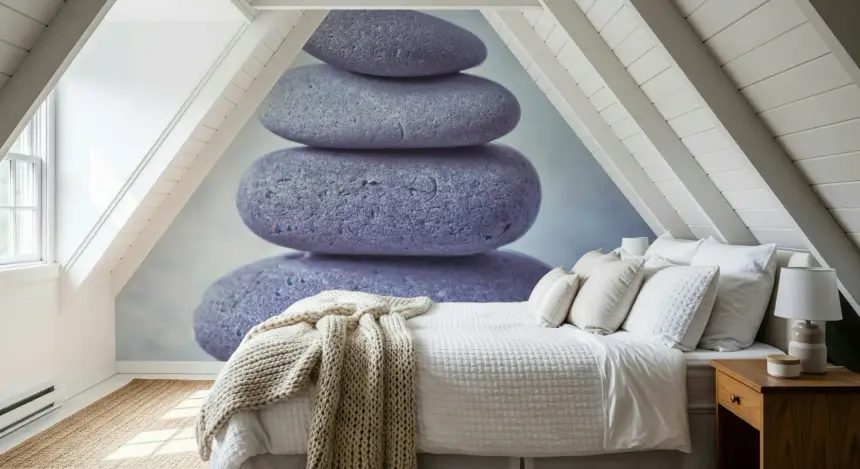 Zen Stone Stack Wall Mural