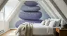 Stacked Zen Stones Wall Mural with Water Droplets 2
