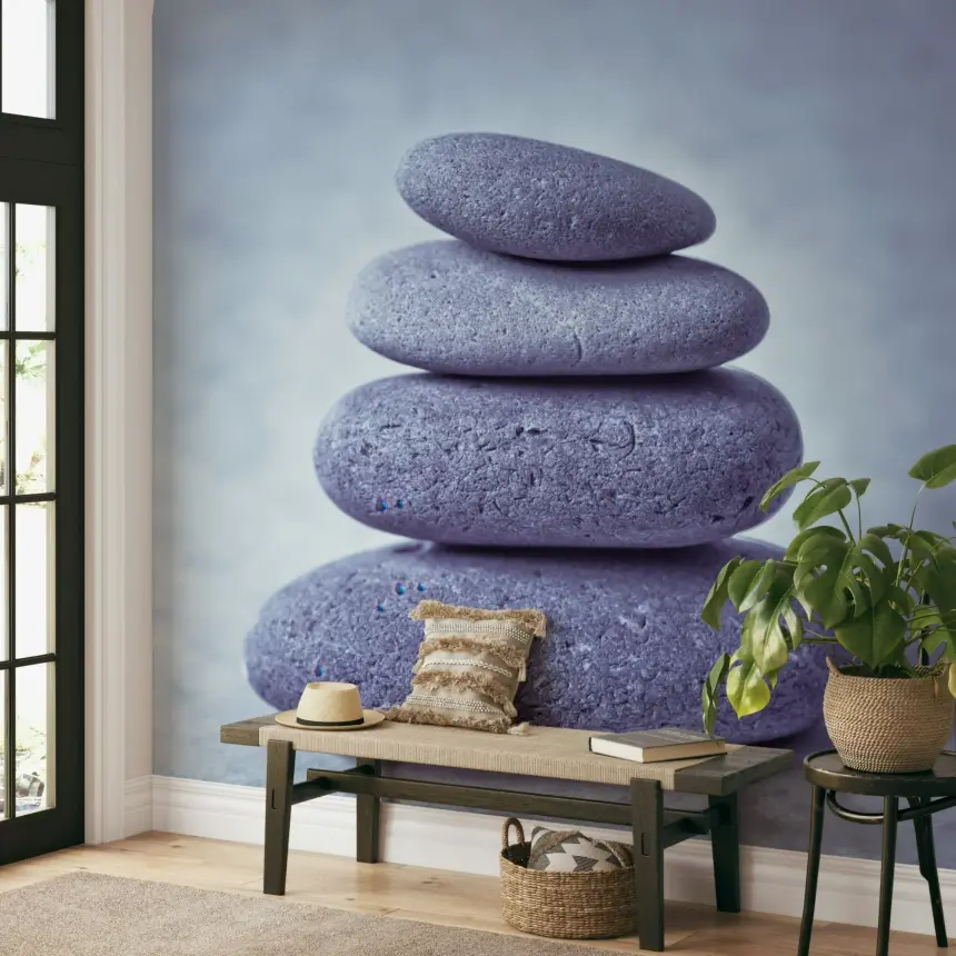 Zen Stone Stack Wall Mural