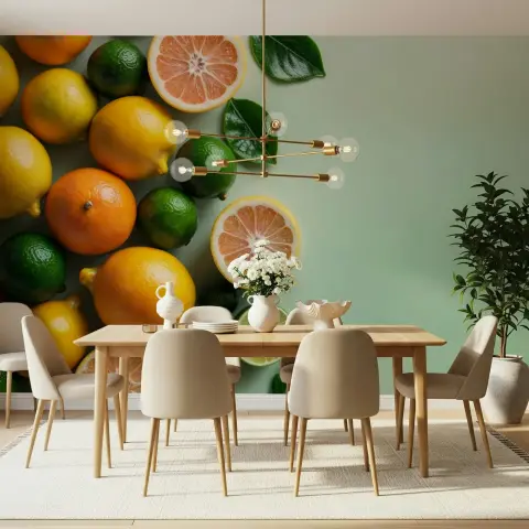 Citrus Fruit Wall Mural