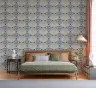 Art Deco Scallop Wave Geometric Wallpaper 7