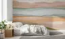Serene Abstract Watercolour Horizon Wall Mural 8