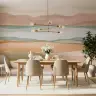 Serene Abstract Watercolour Horizon Wall Mural 7