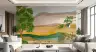Abstract Watercolor Hillside Landscape Wall Mural 6