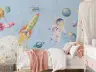 Watercolor Space Adventure Kids' Wall Mural 8