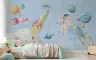 Watercolor Space Adventure Kids' Wall Mural 7